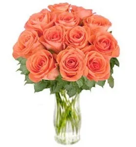 Bouquet of orange roses "Bliss"