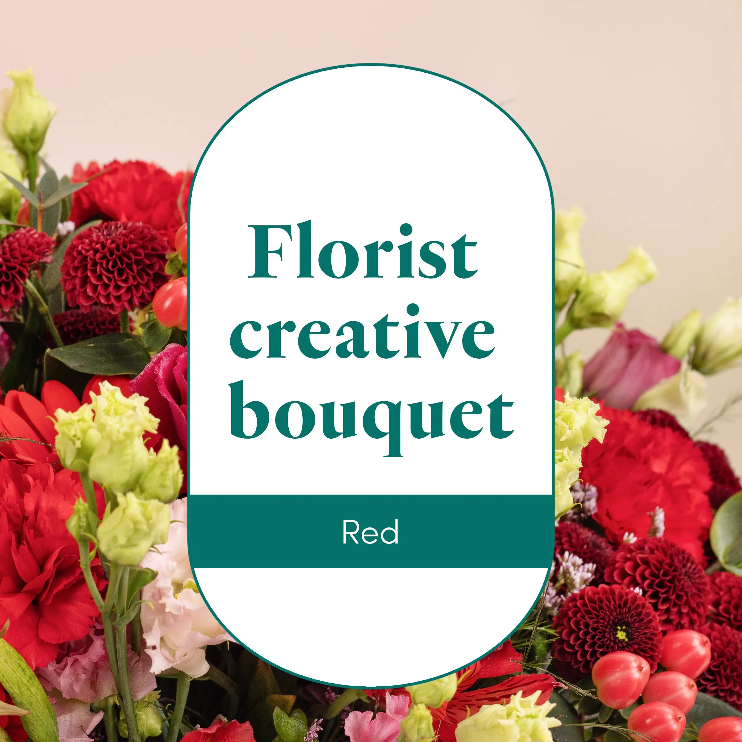 Bouquet du fleuriste Rouge