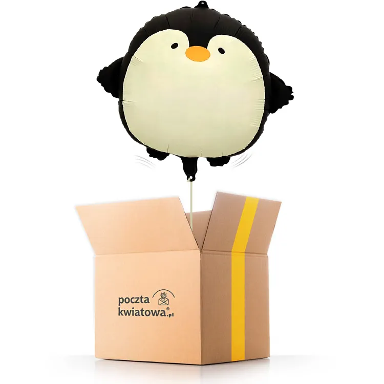 Pingwinek - balon z helem