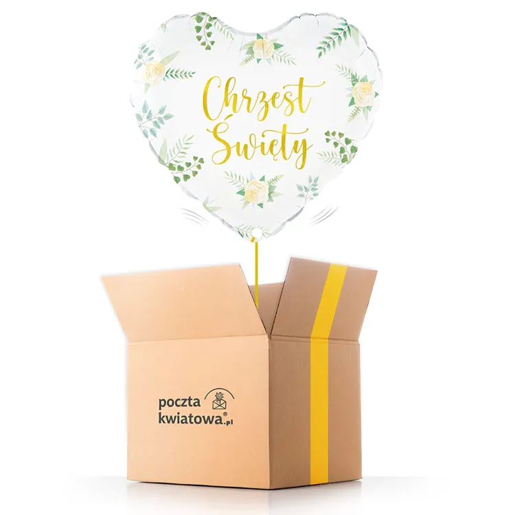Chrzest Święty - balon z helem