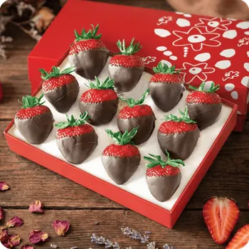 Strawberries in Dark Chocolate