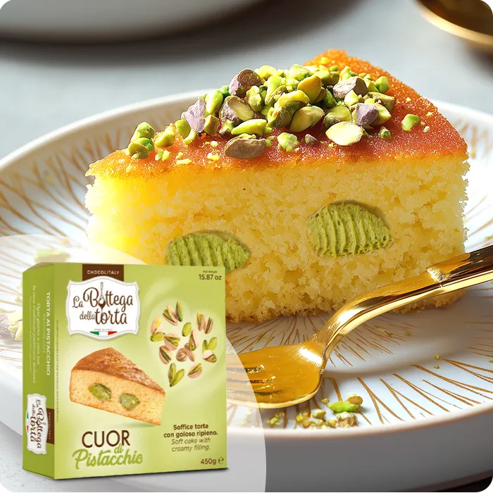 Ciasto nadziewane Chocolitaly pistacjowe (450g)