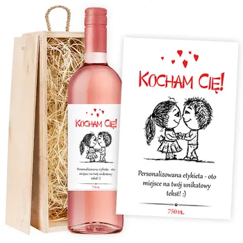 Różowe wino Miłość