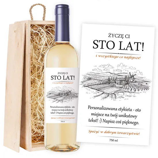 Białe wino Sto Lat